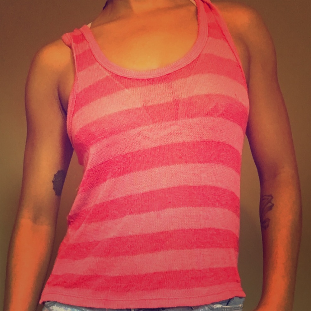 Charlotte Russe knit racer tank